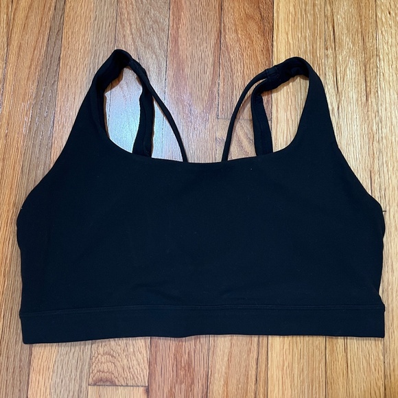 Athleta Exhale sports Bra D-DD+ size M in Black - Picture 1 of 6